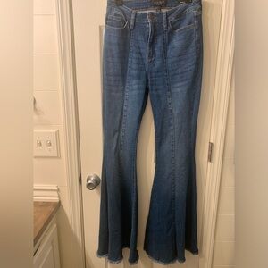 Judy Blue Super Flare Denim women’s Jeans JB88204 Size 7 28 retro stretch